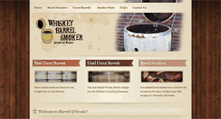 Desktop Screenshot of barrelofsmoke.com